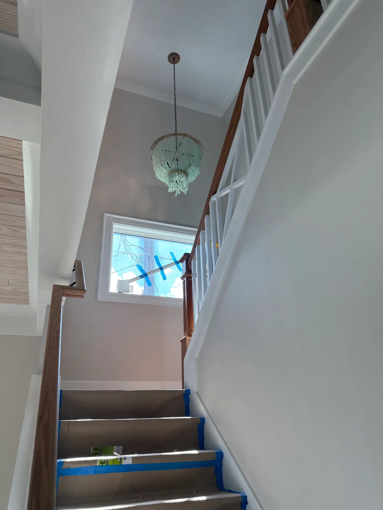 Stairway ceiling lighting upgrade